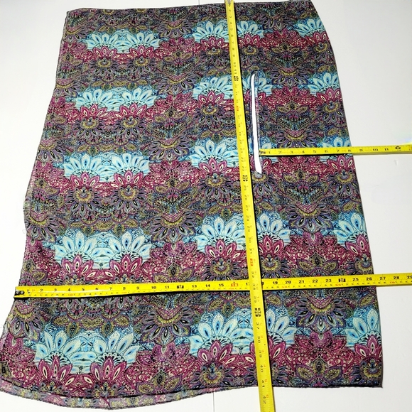 Women's Vintage Silk Mandala Kimono Duster Wrap (S**) - Picture 3 of 4